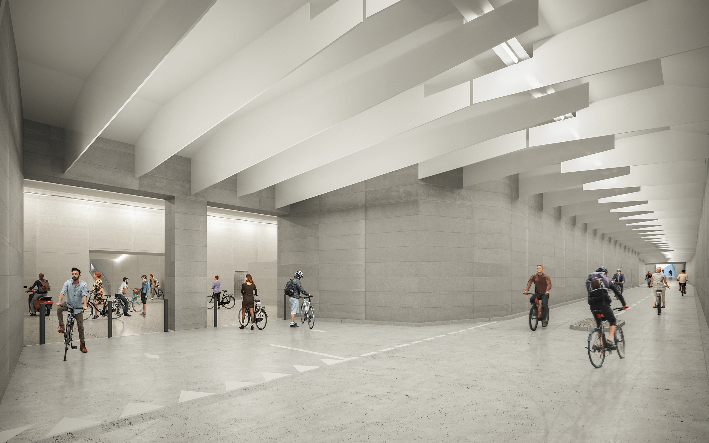 Visualisierung Velotunnel 1