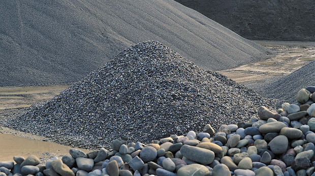 Kies Gesteinskörnung