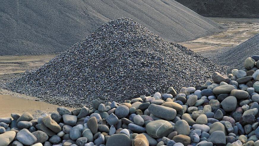 Kies Gesteinskörnung