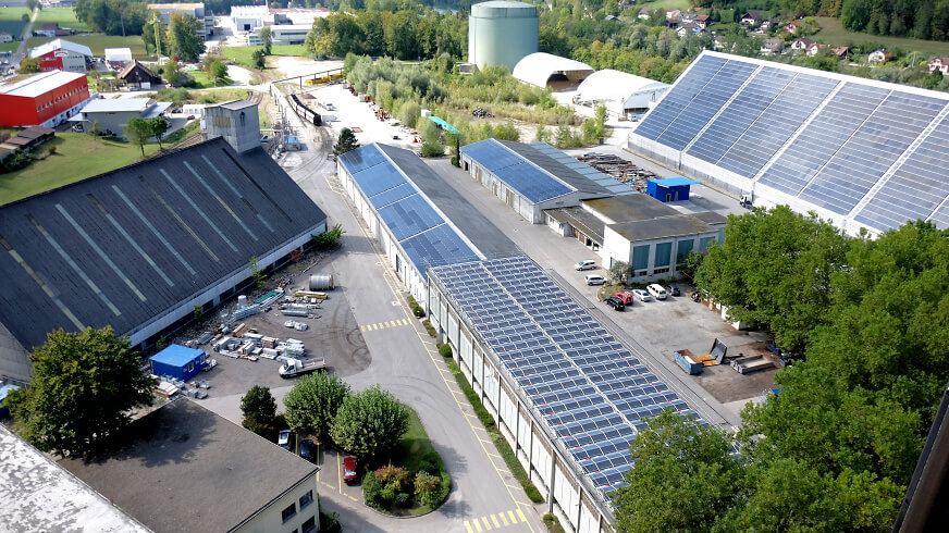 Solarpanels Jura Cement Wildegg 310 Solarpanels Jura Cement Wildegg 310