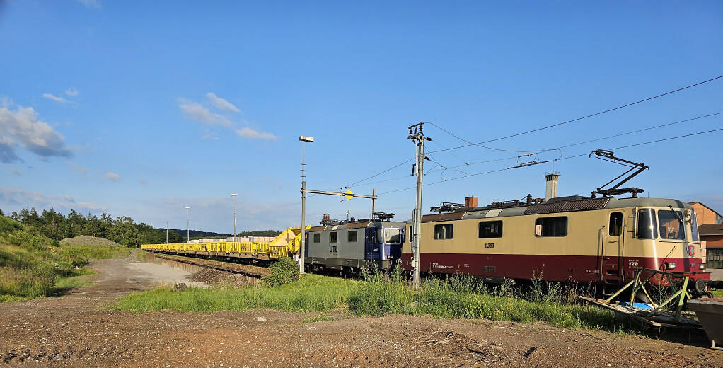 Bahnanlage mit Kippgosse