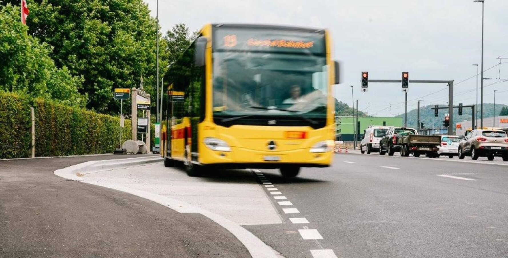 Busplatte Bad Bubendorf vergrössert