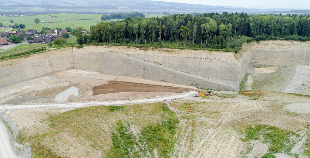 Risi Deponie Auffüllung sauberer Aushub
