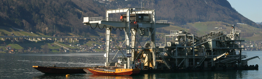JURA Materials Kies & Beton AG &ndash; Beckenried (gravi&egrave;re)