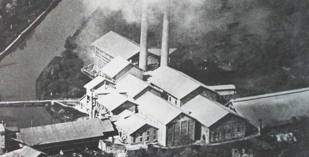 Jura-Cement-Fabriken AG Zurlindeninsel im Jahre 1920 Jura-Cement-Fabriken AG Zurlindeninsel im Jahre 1920