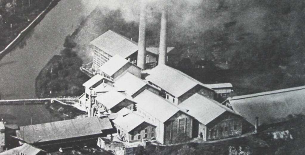 Jura Cement Fabrik Zurlindeninsel im Jahre 1920 Jura Cement Fabrik Zurlindeninsel im Jahre 1920