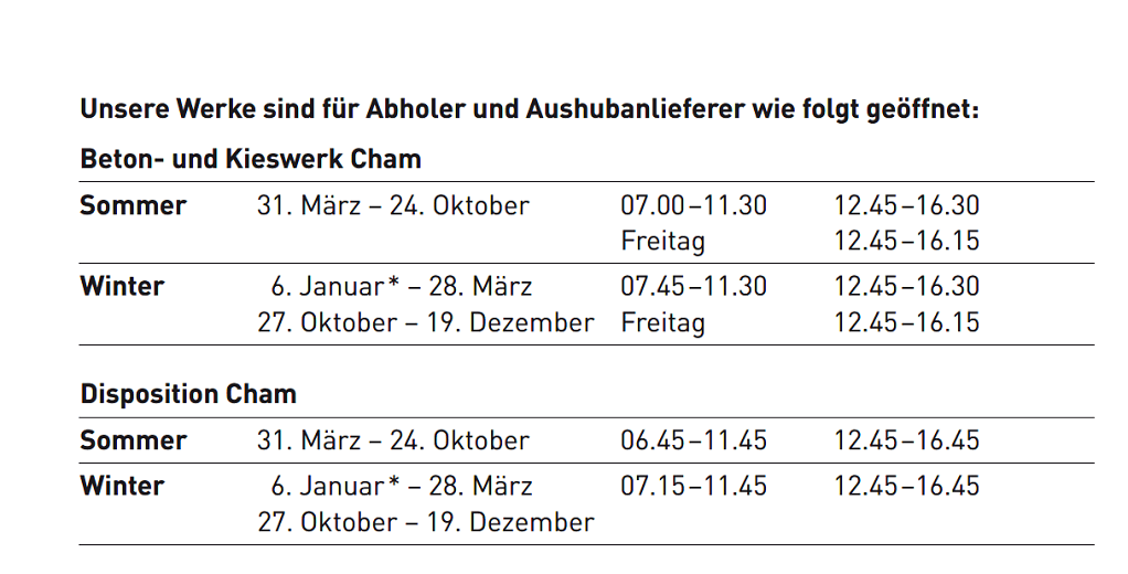 Öffnungszeit Risi 1 2025 Öffnungszeit Risi 1 2025