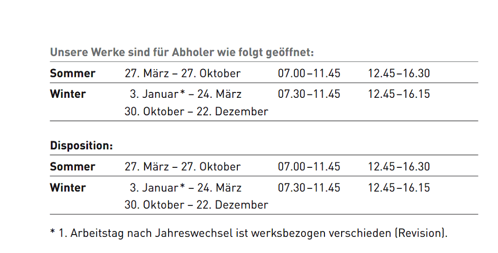 Öffnungszeiten SKL Öffnungszeiten SKL