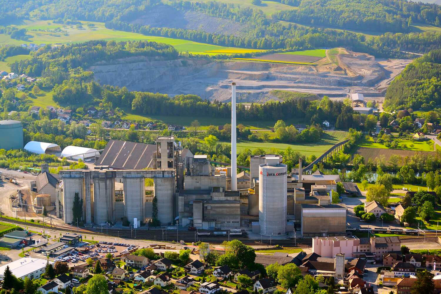 JURA CEMENT Werk Wildegg Werkansicht